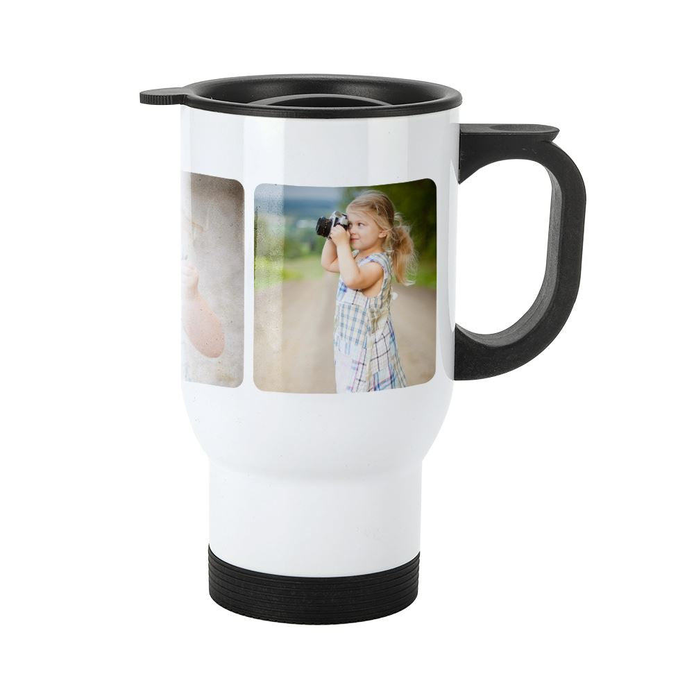 Sublimation blank 14 oz Stainless Steel Travel Mug white