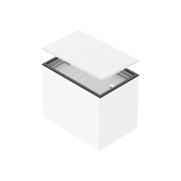 xTool F1 Desktop Air Purifier Filter with open top showing internal mesh layer for smoke and dust filtration in laser engraving workspaces.