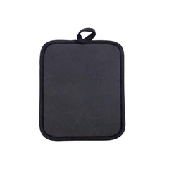 Linen Pot Holder With Rubber Back