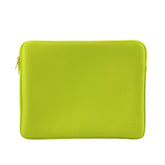 Neoprene Sublimation Laptop Sleeve - 14 inch neon green