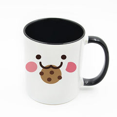 11oz black inner sublimation mug