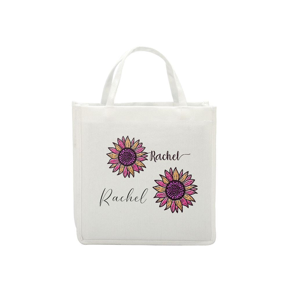 sublimation blank Linen Tote Bag White