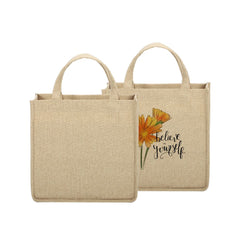 sublimation blank burlap tote bag