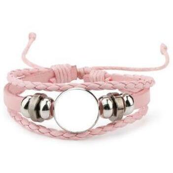 sublimation blank leather bracelet