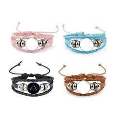 sublimation blank leather bracelet