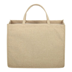 sublimation blank Linen Jute Tote Bag Natural