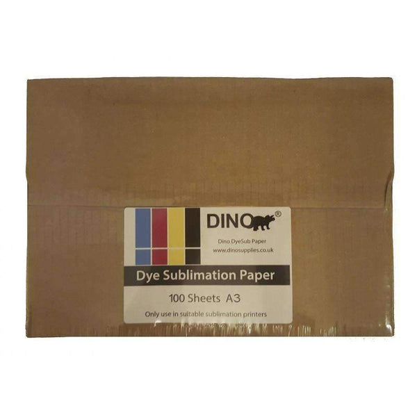 A3 Dino DyeSub Sublimation Paper (Pack of 100 Sheets)