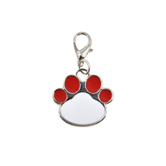 sublimation blank pet tag paw print