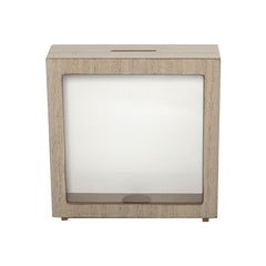 sublimation blank light brown wooden money box
