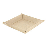 Burlap Square Snap Up Tray - Small