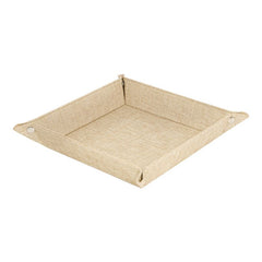 Sublimation blank burlap snap up lap tray