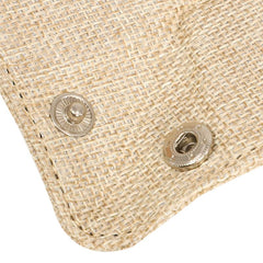 Burlap Square Snap Up Tray - Large