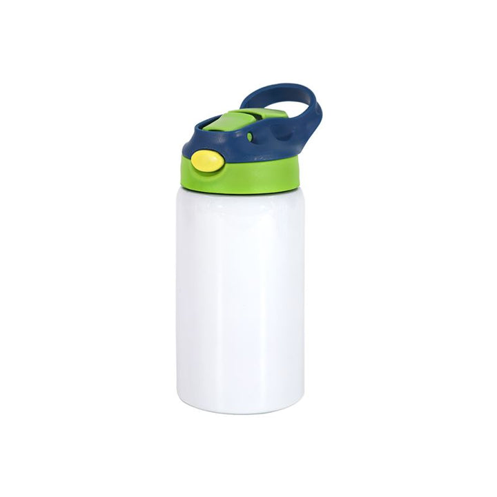 Sublimation blank 350ml kids water bottle blue and green