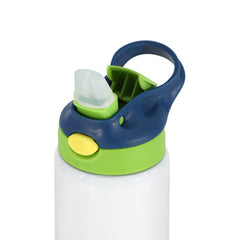 Kids 350ml polymer water bottle - Blue and Green