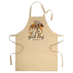 sublimation blank adults polyester apron Khaki