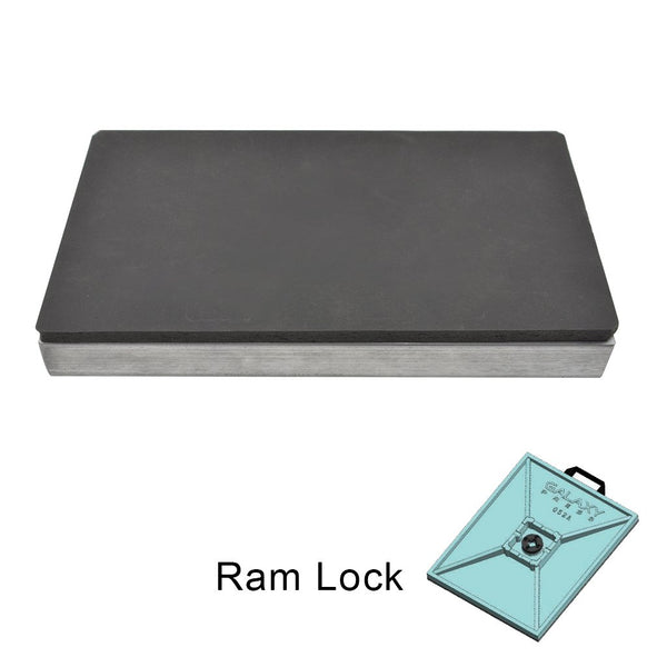 Rectangular 6x10 ram lock heat press accessory for sublimation and laser engraving