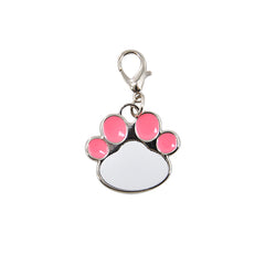 sublimation blank pet tag paw print