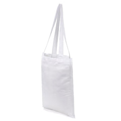 White Polyester Tote Shopping Bag - 26cm x 34cm