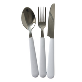 Kids polymer steel knife spoon and fork set for sublimation printing