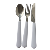 Kids polymer steel knife spoon and fork set for sublimation printing