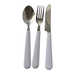 Kids polymer steel knife spoon and fork set for sublimation printing
