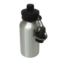 Aluminium Water Bottle 400ml Silver sublimation blanks