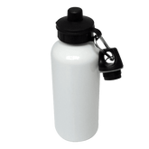 Aluminium Water Bottle 500ml White sublimation blanks