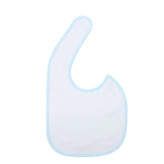 Sublimation blank Blue Velcro Baby Bib