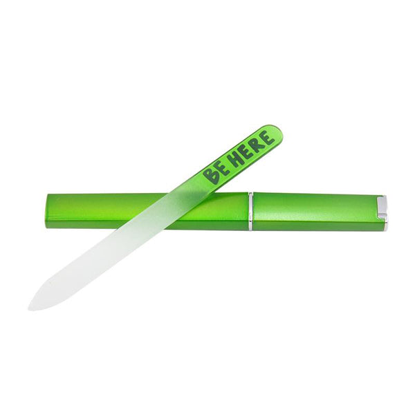 Sublimation blank green glass nail file