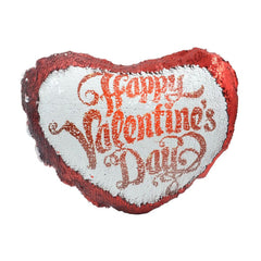 sublimation blank heart sequin cushion cover