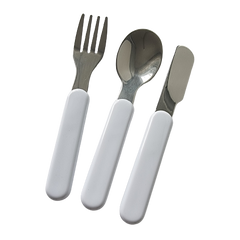 Kids polymer steel knife spoon and fork set for sublimation printing