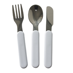 Kids polymer steel knife spoon and fork set for sublimation printing