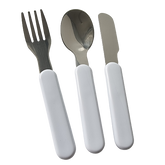 Kids polymer steel knife spoon and fork set for sublimation printing
