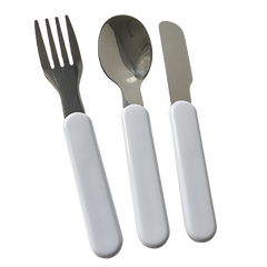 Kids polymer steel knife spoon and fork set for sublimation printing