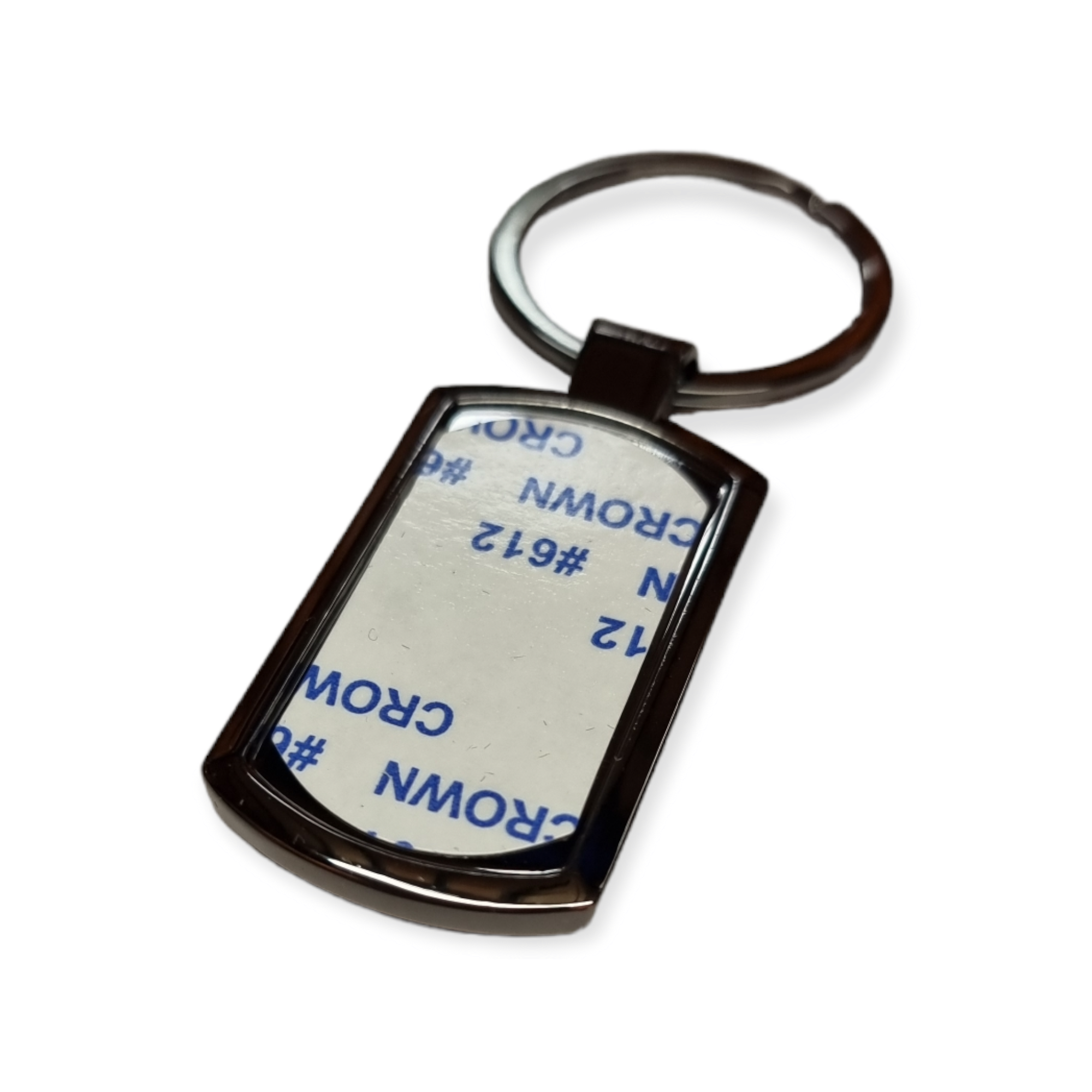 Oblong Sublimation Blank Keyring - Smoked Black – Subliblanks Limited