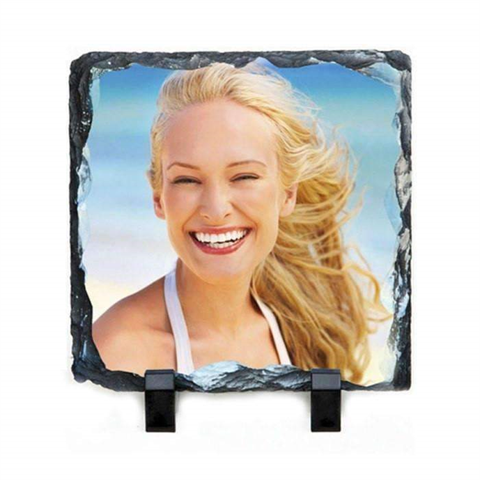 Photo Rock Slate 15cm x 15cm Glossy sublimation blanks
