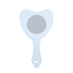 Sublimation blank kids handheld mirror heart