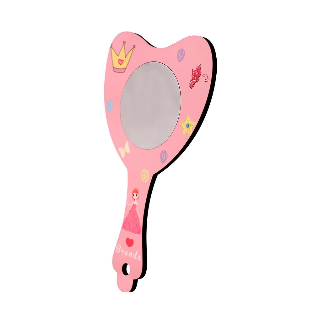 Sublimation blank kids handheld mirror heart