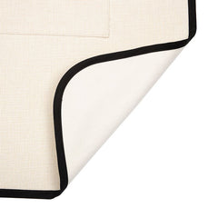 Sublimation blank apron linen with black trim