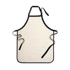 Sublimation blank apron linen with black trim