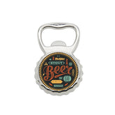 Sublimation blank bottle opener magnet