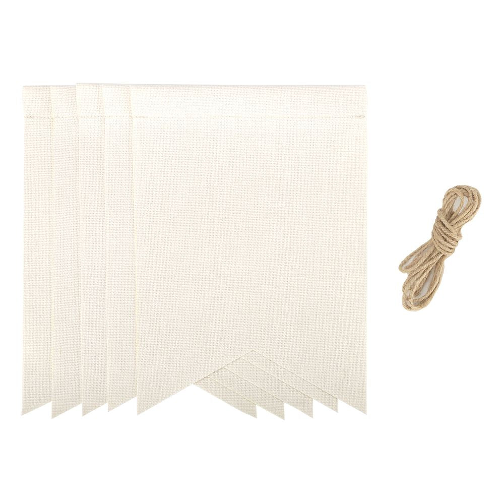 Sublimation blank linen rectangle banner