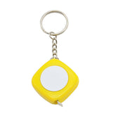 Sublimation blank tape measure keyring