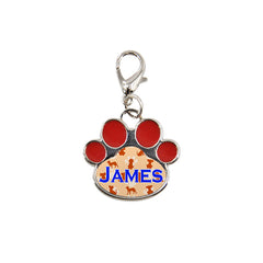 sublimation blank pet tag paw print
