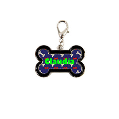 sublimation blank pet tag dog bone print