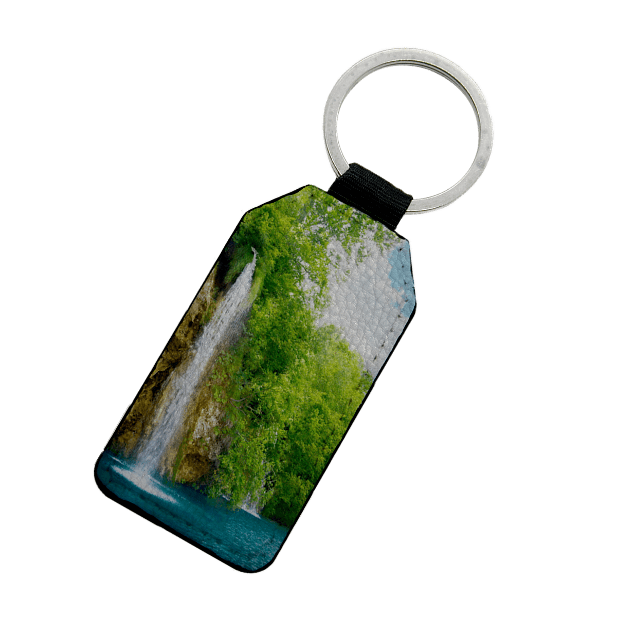 Rectangle - PU Leather Keyring