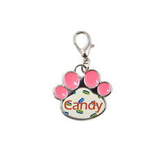 sublimation blank pet tag paw print
