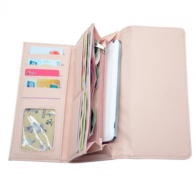 sublimation blank pu sublimation wallet pink