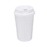 sublimation blank polymer coffee take away cup white lid