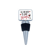 square wine bottle stopper sublimation blank